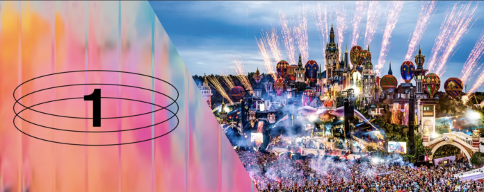 Once again, Tomorrowland mesmerizes with a cityscape illuminated by spectacular fireworks.