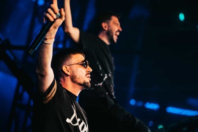 3 Are Legend & MANDY release massive remix of ‘She Knows’ with two men on stage.