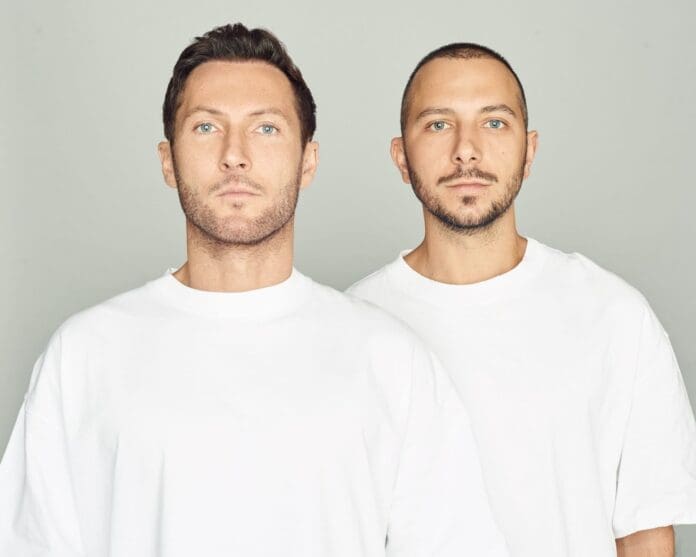 Two men in white t-shirts, Matisse & Sadko return to Tomorrowland Music.