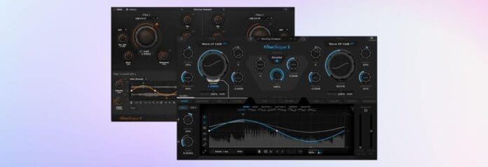 The interface of Cableguys FilterShaper XL, a music production software.