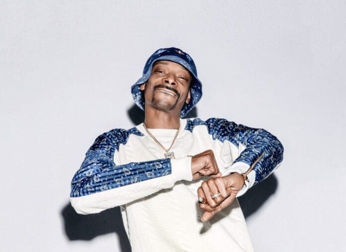 Snoop Dogg posing.