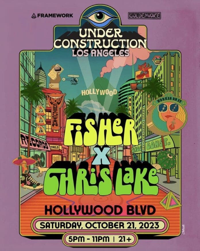 FISHER and Chris Lake bring Under Construction to Hollywood Blvd.